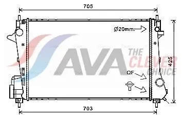 Radiator, engine cooling
