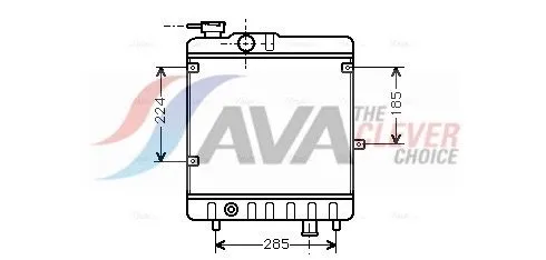Radiator, engine cooling