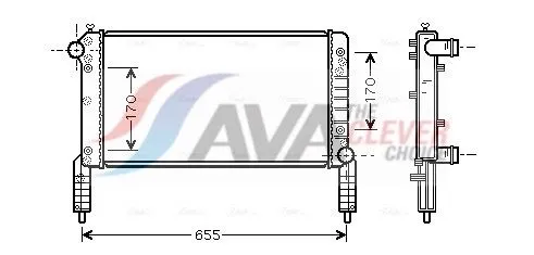 Radiator, engine cooling