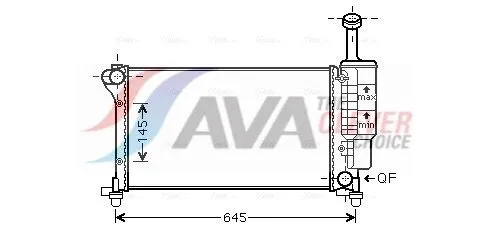 Radiator, engine cooling