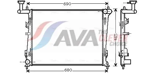 Radiator, engine cooling