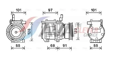 Compressor, air conditioning