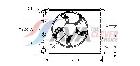 Radiator, engine cooling